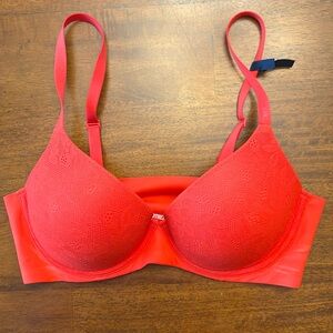Like new! Aerie SMOOTHEZ Pull On Push Up Plunge Bra 34C